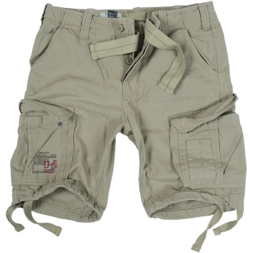 Surplus Kalhoty krátké Airborne Vintage Shorts zelená světle 4XL