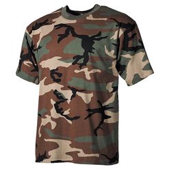 Tričko US T-Shirt woodland M