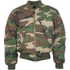 Bunda MA1 Bomber BA/PES woodland XL