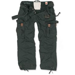 Surplus Kalhoty Premium Vintage černé 5XL