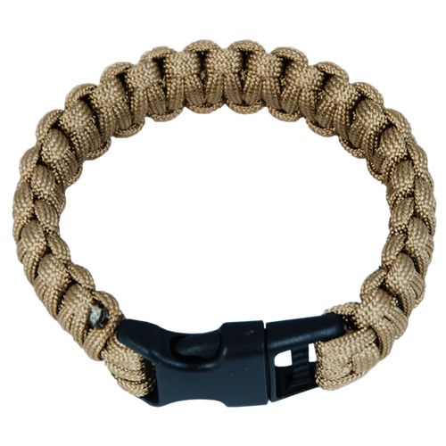 Náramek Paracord 2.3, plast. spona okrová M