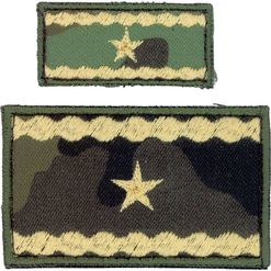 Nášivka: Hodnost AČR Brigádní generál vz. 95 zelený velká
