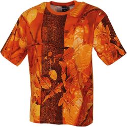 Tričko US T-Shirt lovecká camo oranžová 5XL