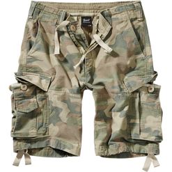 Brandit Kalhoty krátké Vintage Classic Shorts woodland světlý 5XL