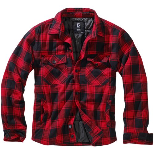 Brandit Bunda Lumberjacket červená | černá L