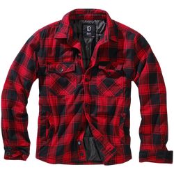 Brandit Bunda Lumberjacket červená | černá L