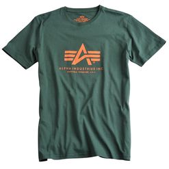 Alpha Industries Tričko  Basic T-Shirt petrolejové M