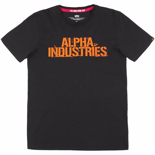 Alpha Industries Tričko  Blurred T černé L