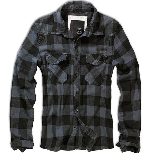 Brandit Košile Check Shirt šedá | černá S