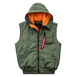 Alpha Industries Vesta  MA-1 Vest Hooded šalvějová XL