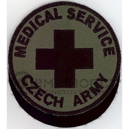 Nášivka: MEDICAL SERVICE [ssz] olivová | černá