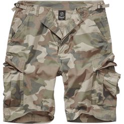 Brandit Kalhoty krátké BDU Ripstop Shorts woodland světlý 3XL