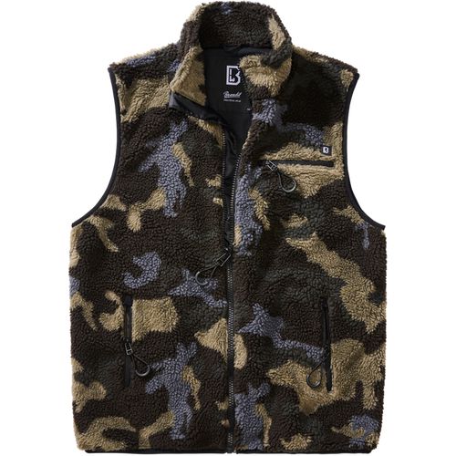 Brandit Vesta Teddyfleece Vest Men darkcamo XXL