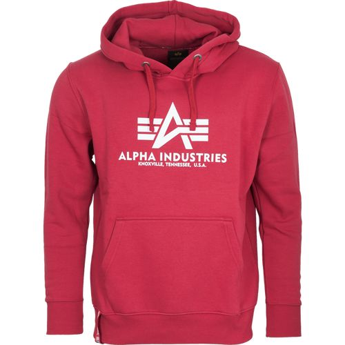 Alpha Industries Mikina  Basic Hoody rbf red S