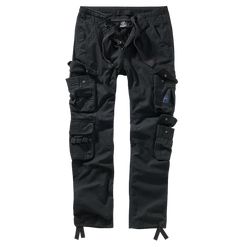 Brandit Kalhoty Pure Slim Fit Trouser černé 3XL