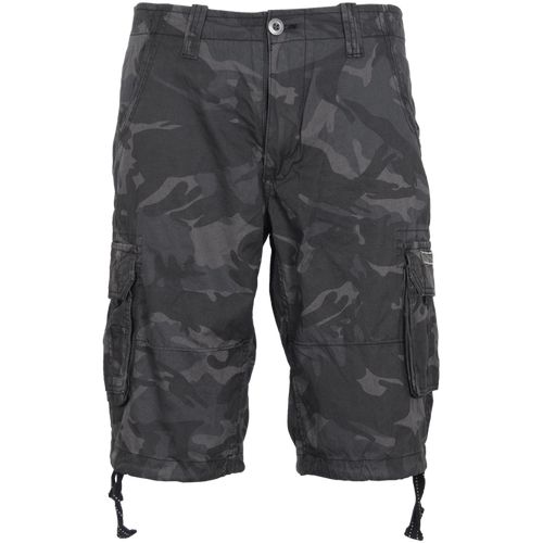 Alpha Industries Kalhoty krátké  JET SHORT blackcamo 31