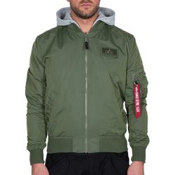 Alpha Industries Bunda  MA-1 TT Hood BP Ref. šalvějová L