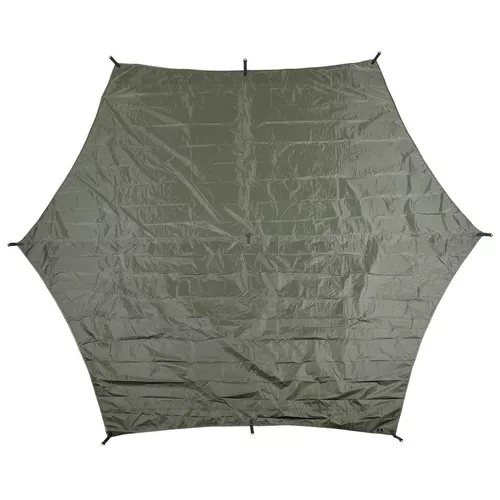 MFH plachta nepromokavá Hexagon-Tarp 3,4 x 3,1 m ZELENÁ