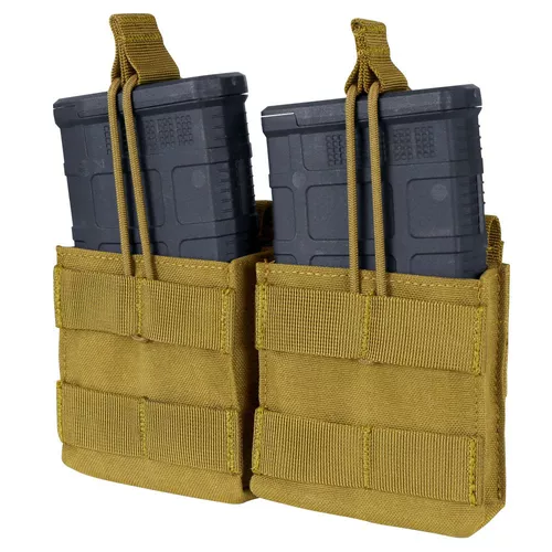CONDOR OUTDOOR sumka MOLLE na zásobníky 2xM14 otevřená COYOTE BROWN