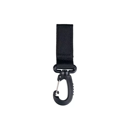 MIL-TEC popruh MODULAR 50mm s plastovou karabinkou ČERNÝ