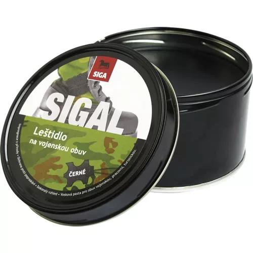 SIGA leštidlo na obuv vojenské 250g ČERNÉ
