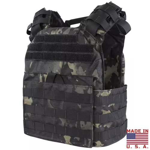 CONDOR OUTDOOR vesta lehká CYCLONE MOLLE nosič plátů MULTICAM BLACK