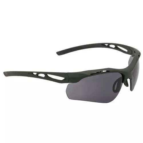 SWISS EYE brýle taktické ATTACK rám ZELENÝ / sada 3 skel