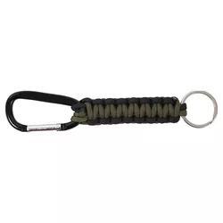 ROTHCO klíčenka PARACORD s karabinou ZELENO-ČERNÁ