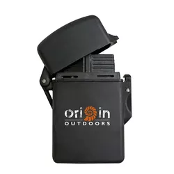 Origin Outdoors zapalovač STORM tryskový vodotěsný ČERNÝ
