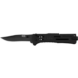 SOG nůž zavírací SLIMJIM Clip Point ČERNÝ