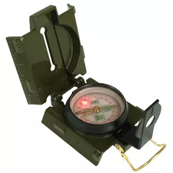 MIL-TEC kompas US kovové tělo a LED osvětlení ZELENÝ