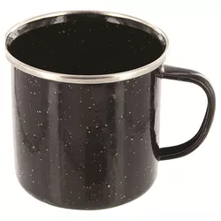 HIGHLANDER hrnek plechový smaltovaný 350 ml ČERNÝ