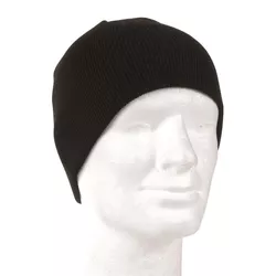 MIL-TEC čepice BEANIE pletená POLYACRYL ČERNÁ