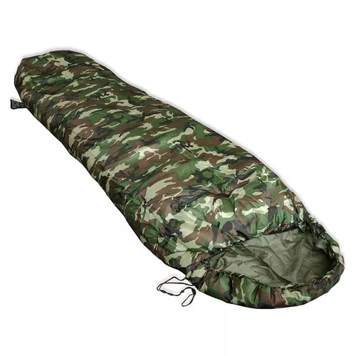 MIL-TEC spacák COMMANDO s obalem WOODLAND