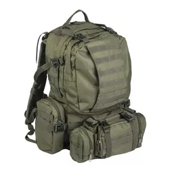 MIL-TEC batoh DEFENSE MODULAR s ledvinou ZELENÝ