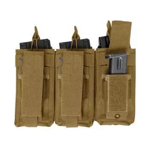 ROTHCO sumka KANGAROO na zásobníky 3xAR/AK+3xM9 COYOTE