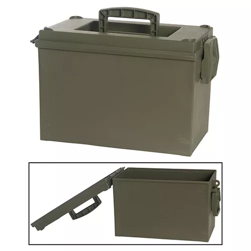 MIL-TEC bedna na munici plastová US CAL.20mm ZELENÁ