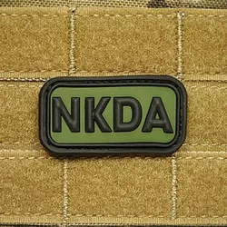JACKETS TO GO nášivka KREV NKDA plast ZELENÁ