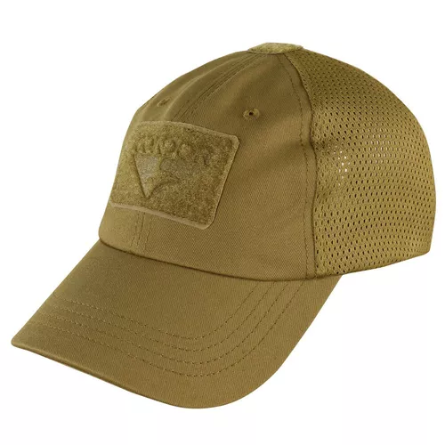 CONDOR OUTDOOR čepice OPERATOR MESH s velcro panely COYOTE BROWN