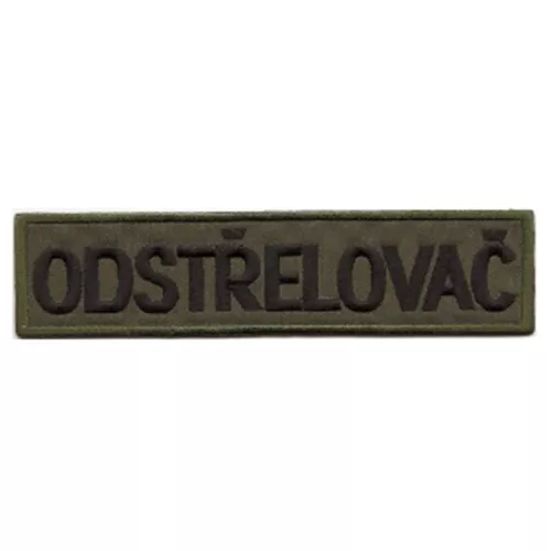 NAVYS nášivka ODSTŘELOVAČ - OLIV VELCRO