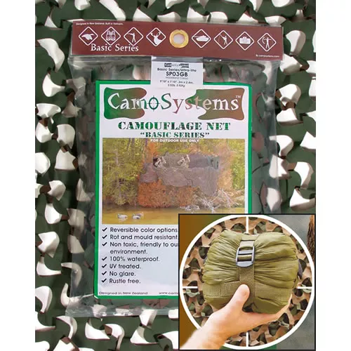 Camo Systems síť maskovací ULTRA LIGHT WOODLAND 1,4 x 3 m