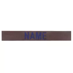 MILITARY RANGE nášivka jmenovka "NAME" modrá niť OLIV