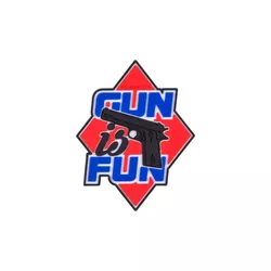 Helikon-Tex nášivka GUN IS FUN velcro plastová