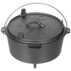 MFH hrnec DUTCH OVEN litinový 5,7 l ČERNÝ