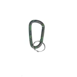 MIL-TEC karabina s kroužkem ALU 60 mm MASKOVANÁ