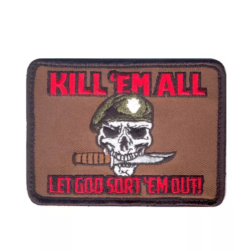 ROTHCO nášivka KILL ´EM ALL LET GOT SORT ´EM OUT velcro