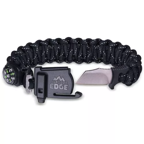 OUTDOOR EDGE náramek PARASPARK L s nožem a survival setem REFLEXNÍ nit