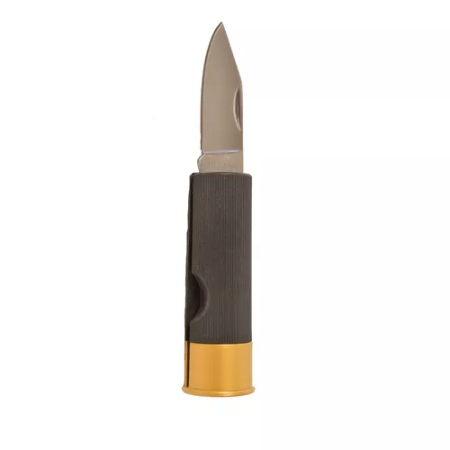 JACK PYKE nůž zavírací 4 cm SHOTGUN ve tvaru brokového náboje ČERNÝ