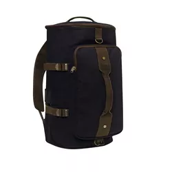 ROTHCO taška/batoh/vak CONVERTIBLE 19" plátěná ČERNÁ/HNĚDÁ