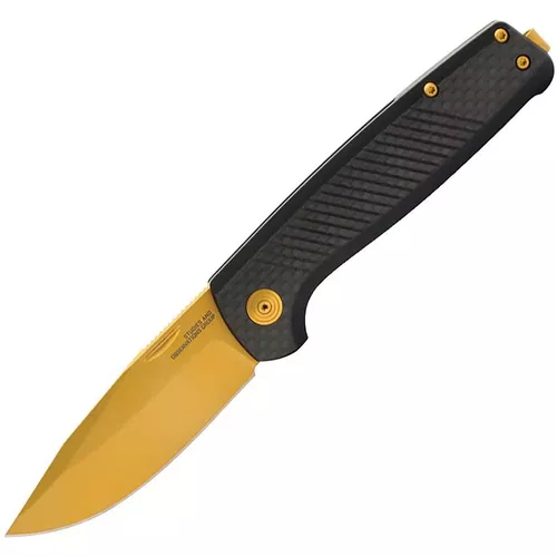 SOG nůž zavírací TERMINUS SJ LTE Carbon ZLATÝ